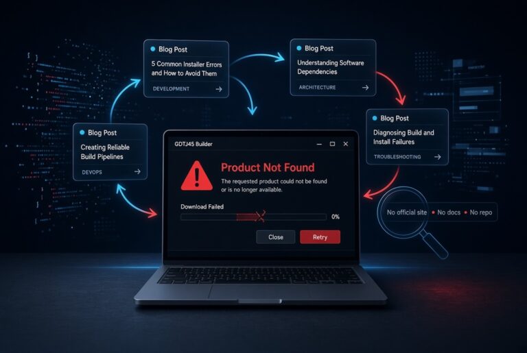 Software GDTJ45 Builder Does Not Work